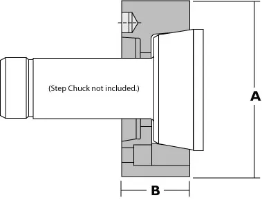 16C 5" Step Chuck Closer Assembly